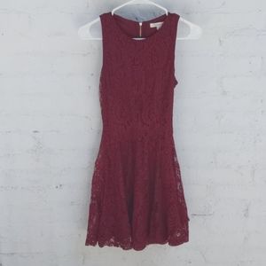 Maroon Francesca's  Dress